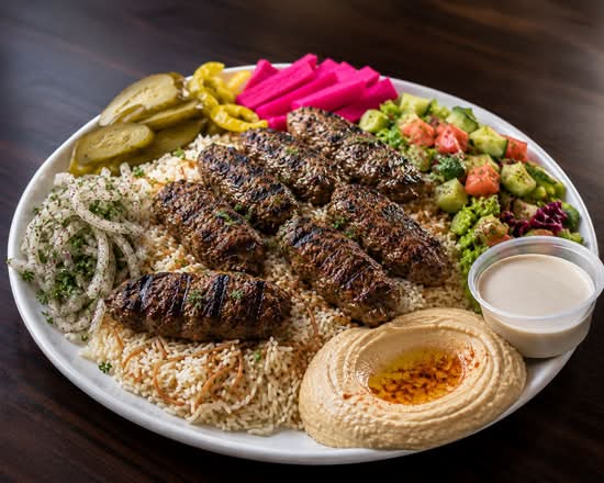 Kafta Kabab Plate